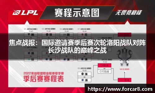 焦点战报：国际邀请赛季后赛次轮洛阳战队对阵长沙战队的巅峰之战